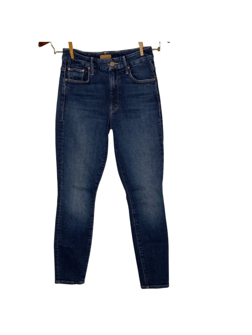 Mother High Waisted Looker Ankle Jeans Sz 26 Boots Are Made for Walkin Wash